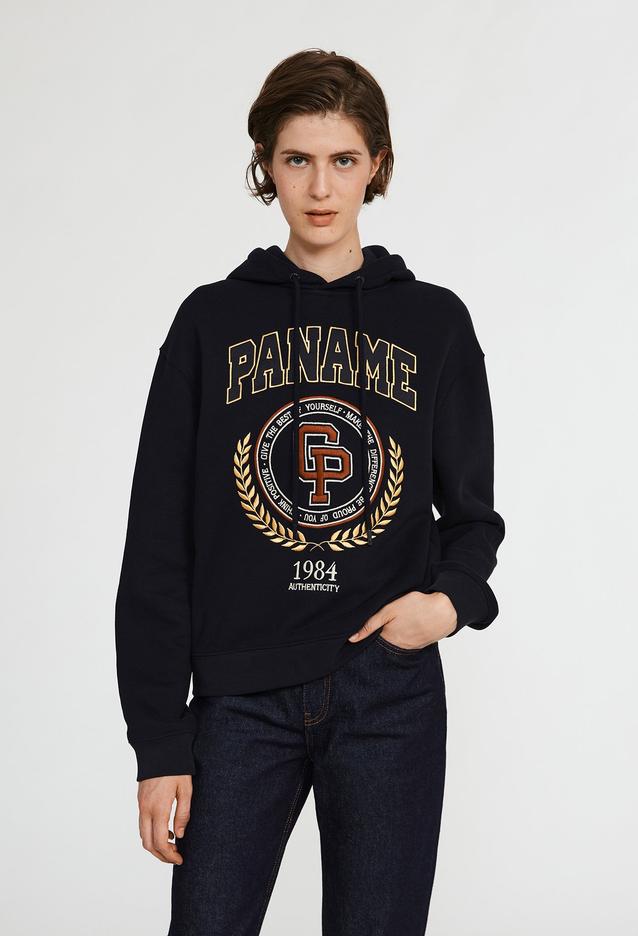 Sweatshirt &agrave; capuche coton