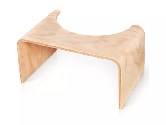 Tabouret physiologique de toilette WELLCARE en bois