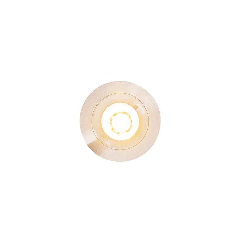 Set van 6 Moderne inbouwspot staal rond IP44 - Xena
