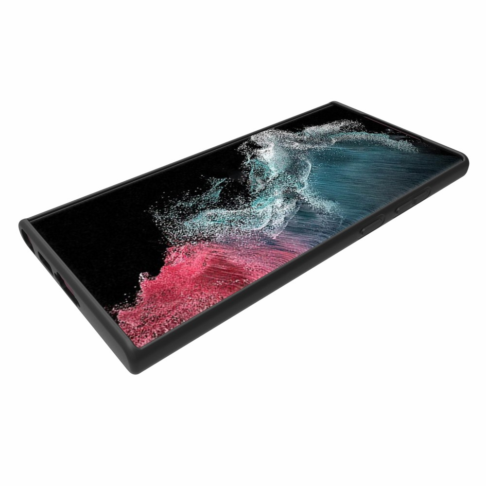 Samsung Galaxy S23 Ultra 5G Soft Touch Gummi Case Hülle - Schwarz (Matt)
