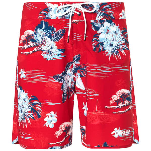 Boardshort OAKLEY TROPICAL BLOOM 18 BOARDSHORT REDLINE HAWAI