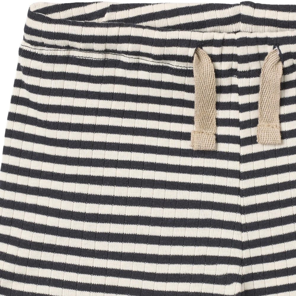 Køb Wheat Navy Rib Stripe Jersey Shorts Vic