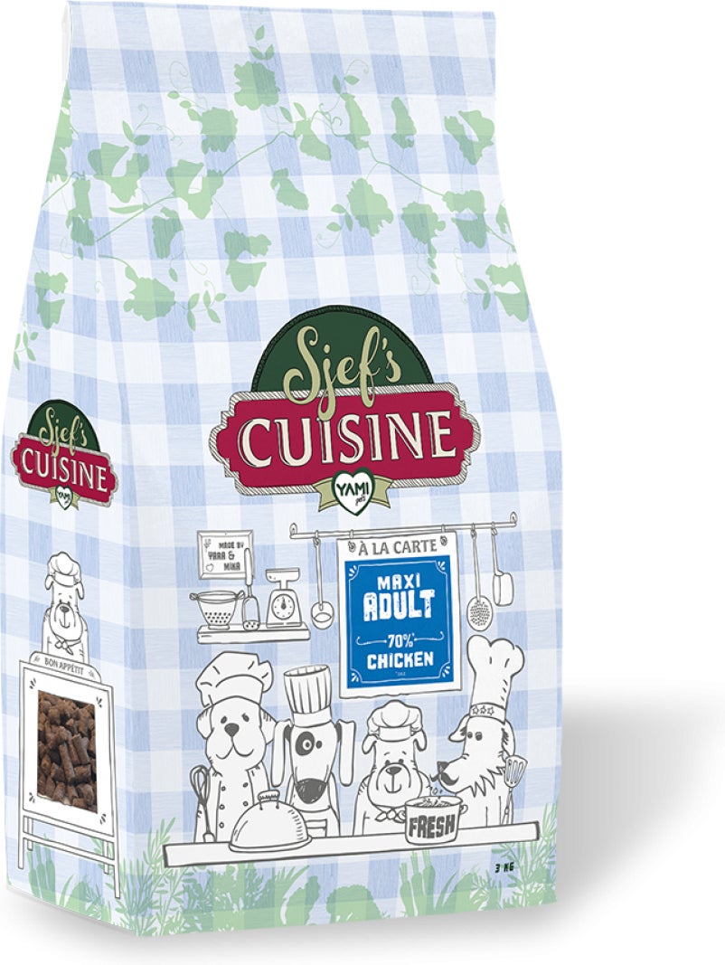 YamiPets hondenvoer Sjef's Cuisine adult maxi 3 kg