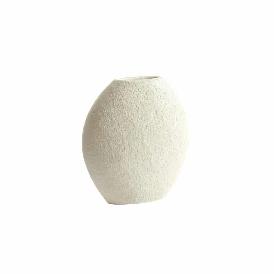 Vaas Renda - Wit - 29.5x10x30cm