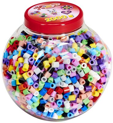 Hama Maxi Perler, 2000 stk Mix