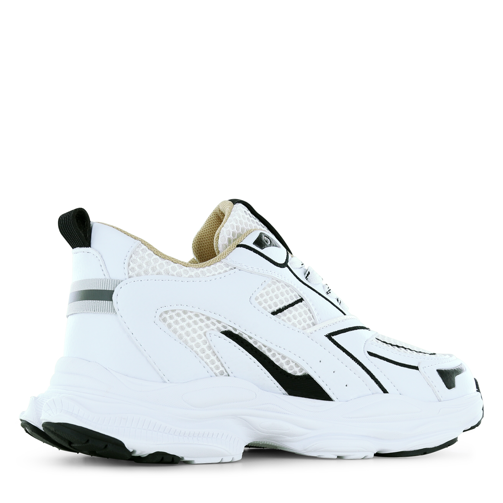 Shoesme weiß-schwarzer Sneaker