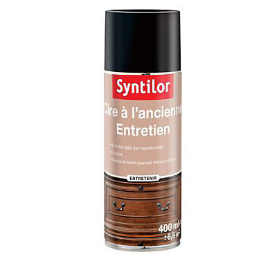 Encaustique aérosol cire à l'ancienne incolore 400 ml