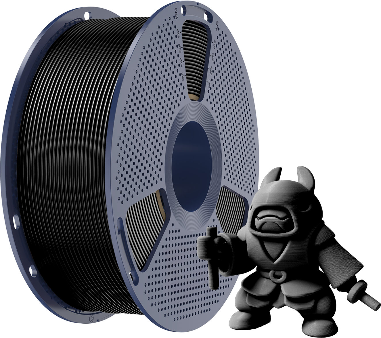 SUNLU  PLA Meta Black, 1,75 mm / 1000 g    Modifiziertes PLA Material für den High Speed Druck