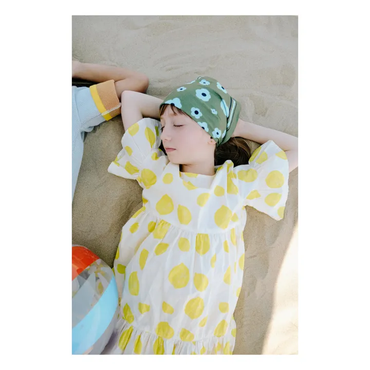 Holi & Love Robe Edna Citron Coton Bio | Jaune