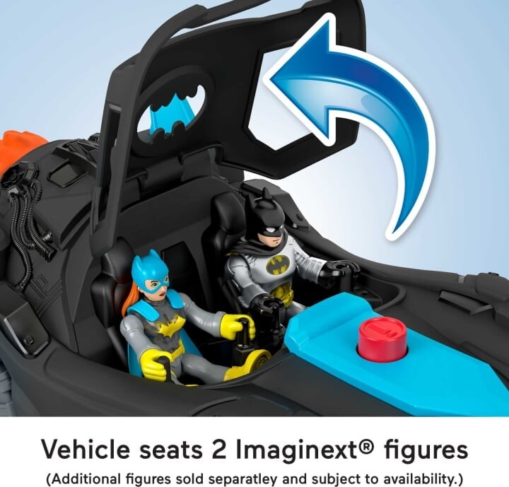 Batman Legetøj Med Lys Og Lyd - Dc Super Friends - Imaginext