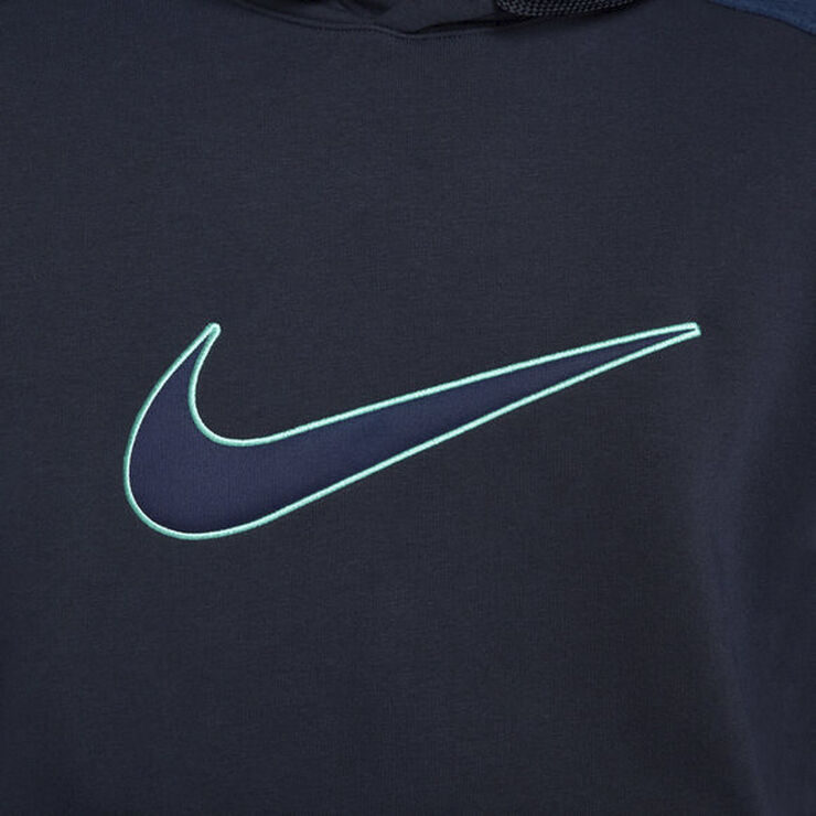 Nike Sportswear Fleece hættetrøje Blå