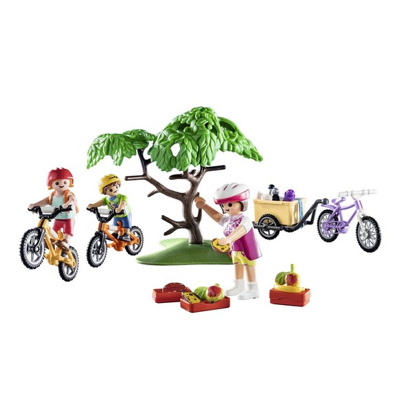 Vacanciers et vélos Playmobil 71426 Family Fun camping