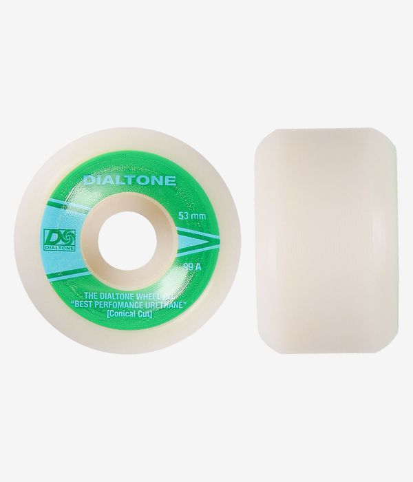 Dial Tone Atlantic Conical Rollen (white) 53mm 99A 4er Pack