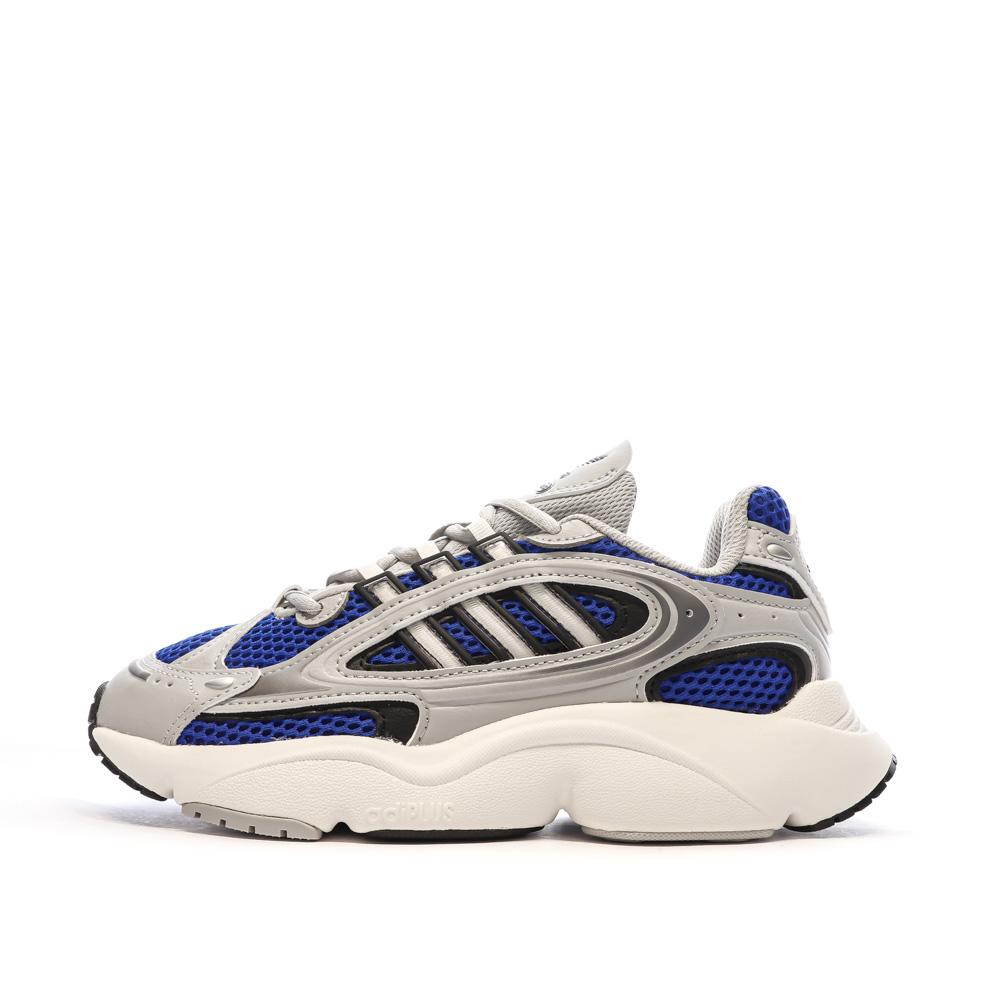 Adidas Baskets Gris/Bleu Femme Adidas Ozmillen