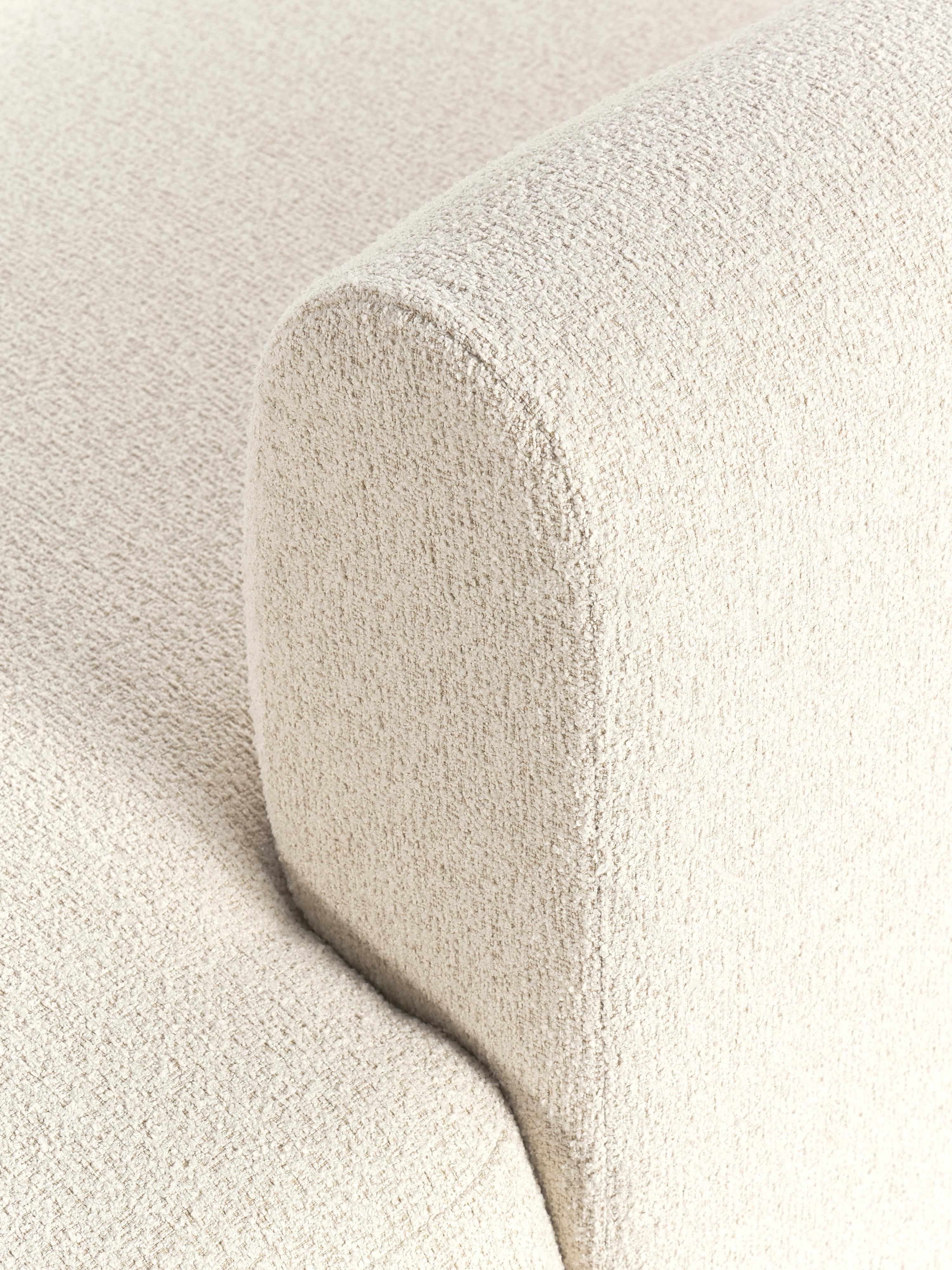 Modulaire bouclé hoekbank Sofia (4 zits)