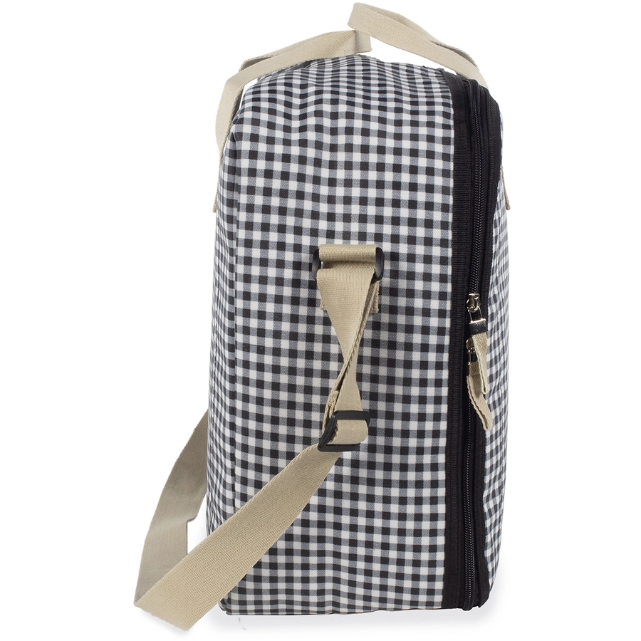 Walking Mum Koffer I Love Vichy Schwarz