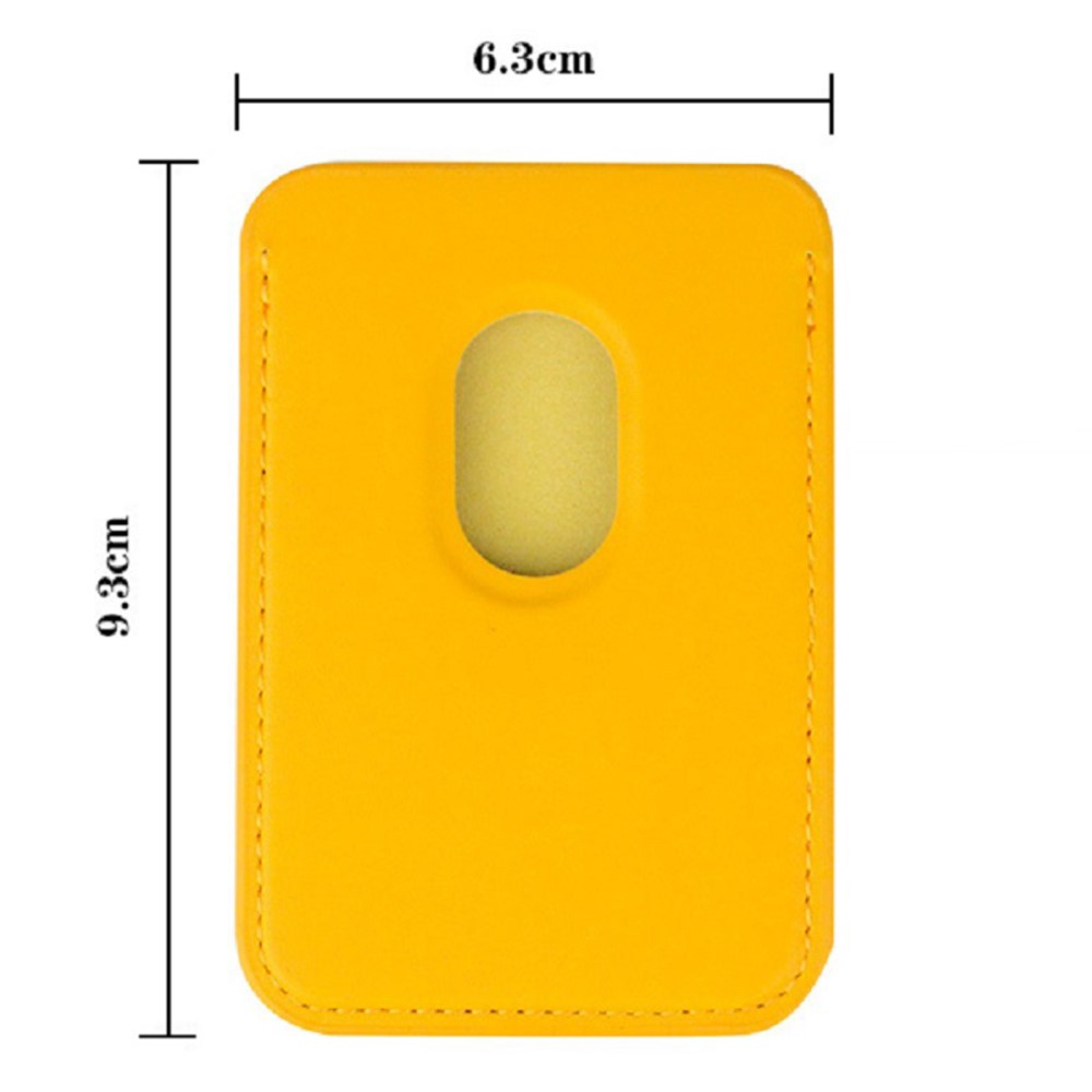 Magnetische Apple AirTag MagSafe Leder Wallet Kreditkarten Halterung - Dunkelblau