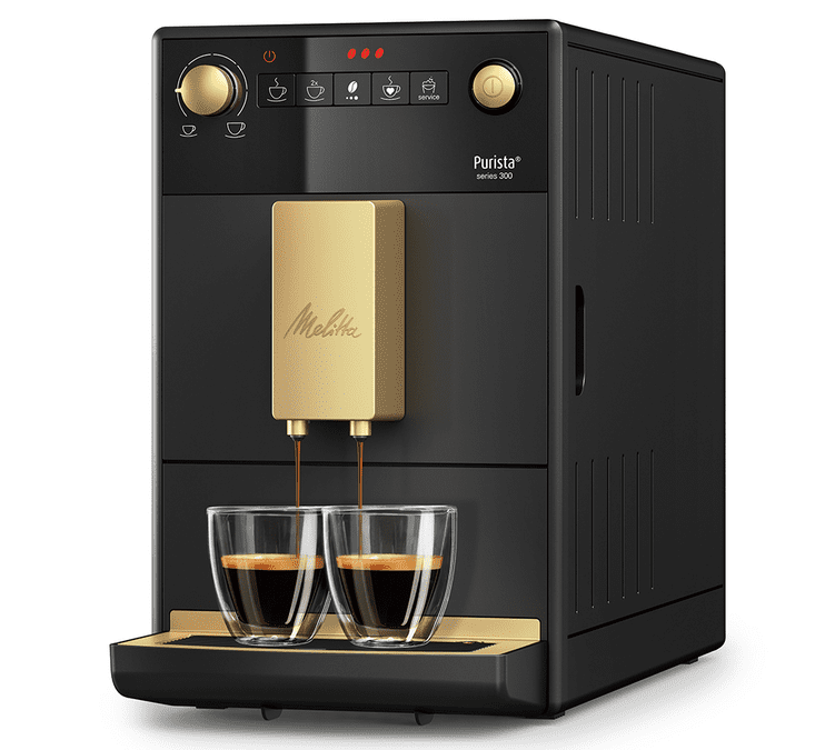 MELITTA Purista® F230-203 Jubilee - Noir et Or - Garantie 3 ans Coloris:Noir