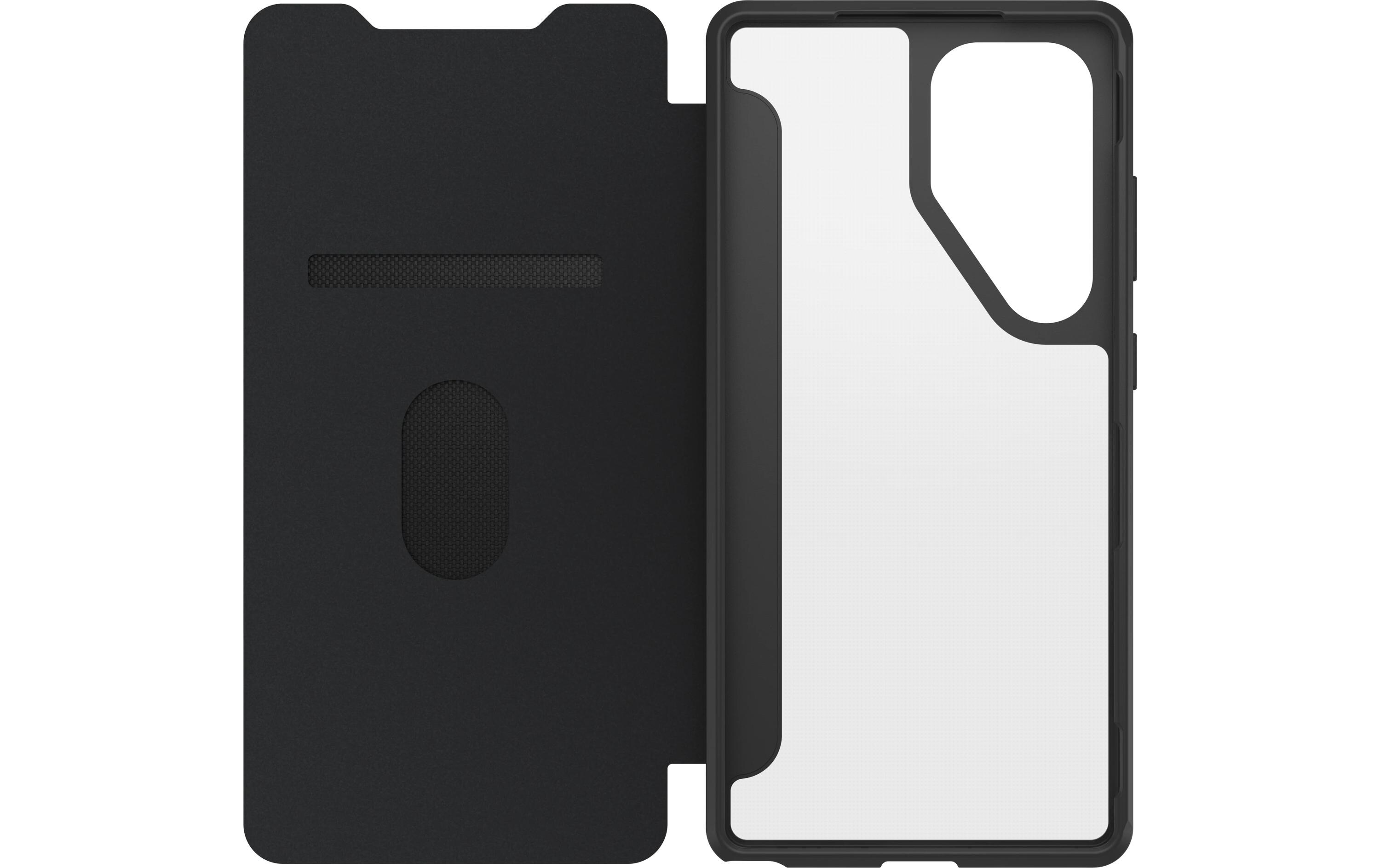 Back Cover React Folio Galaxy S25 Ultra Transparent SchwarzSchutzhülle für das Samsung Galaxy S25 Ultra