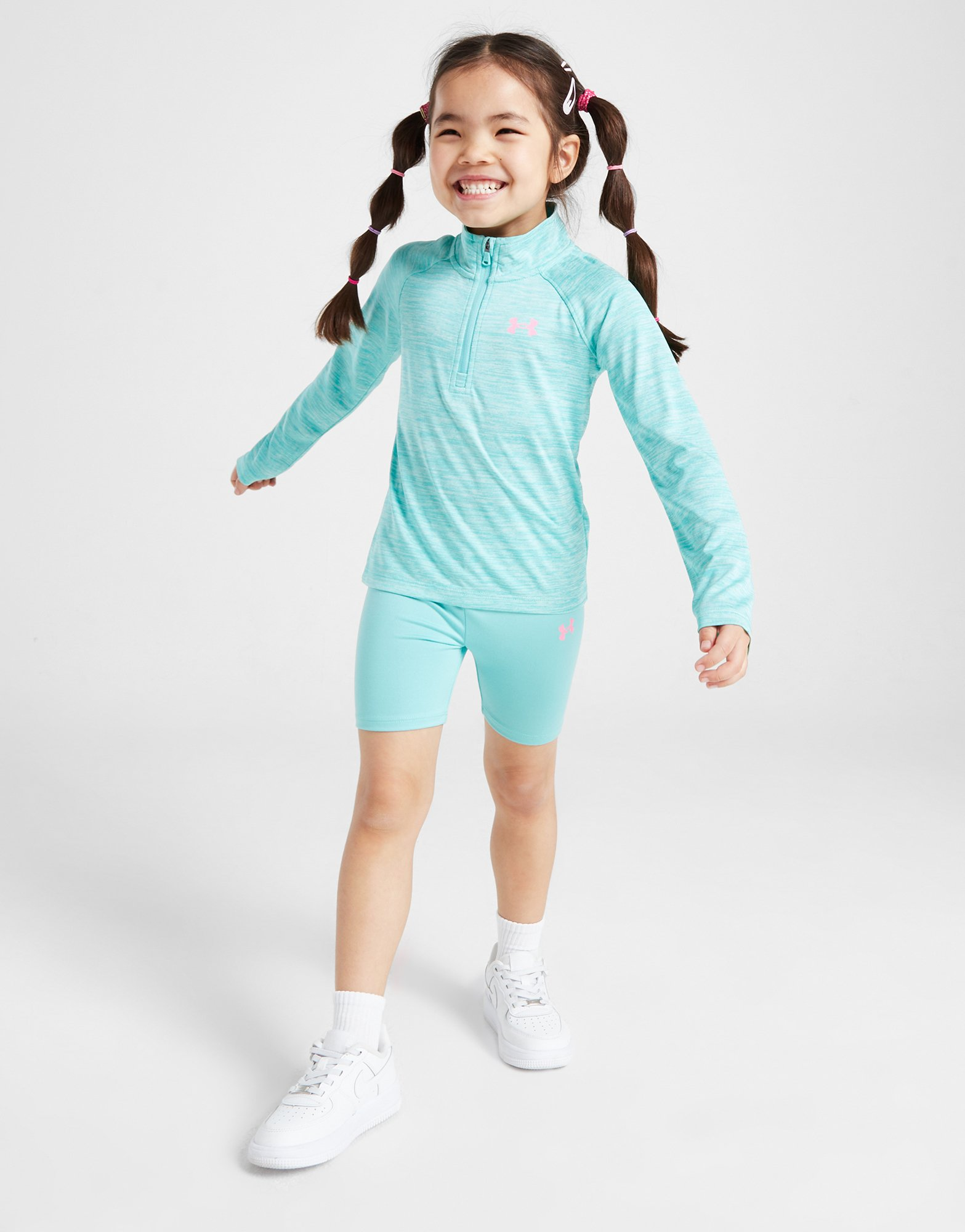 Under Armour Ensemble Haut Zippé/Short Tech Enfant