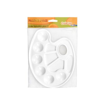 Wonday - Palette peinture - plastique - ovale
