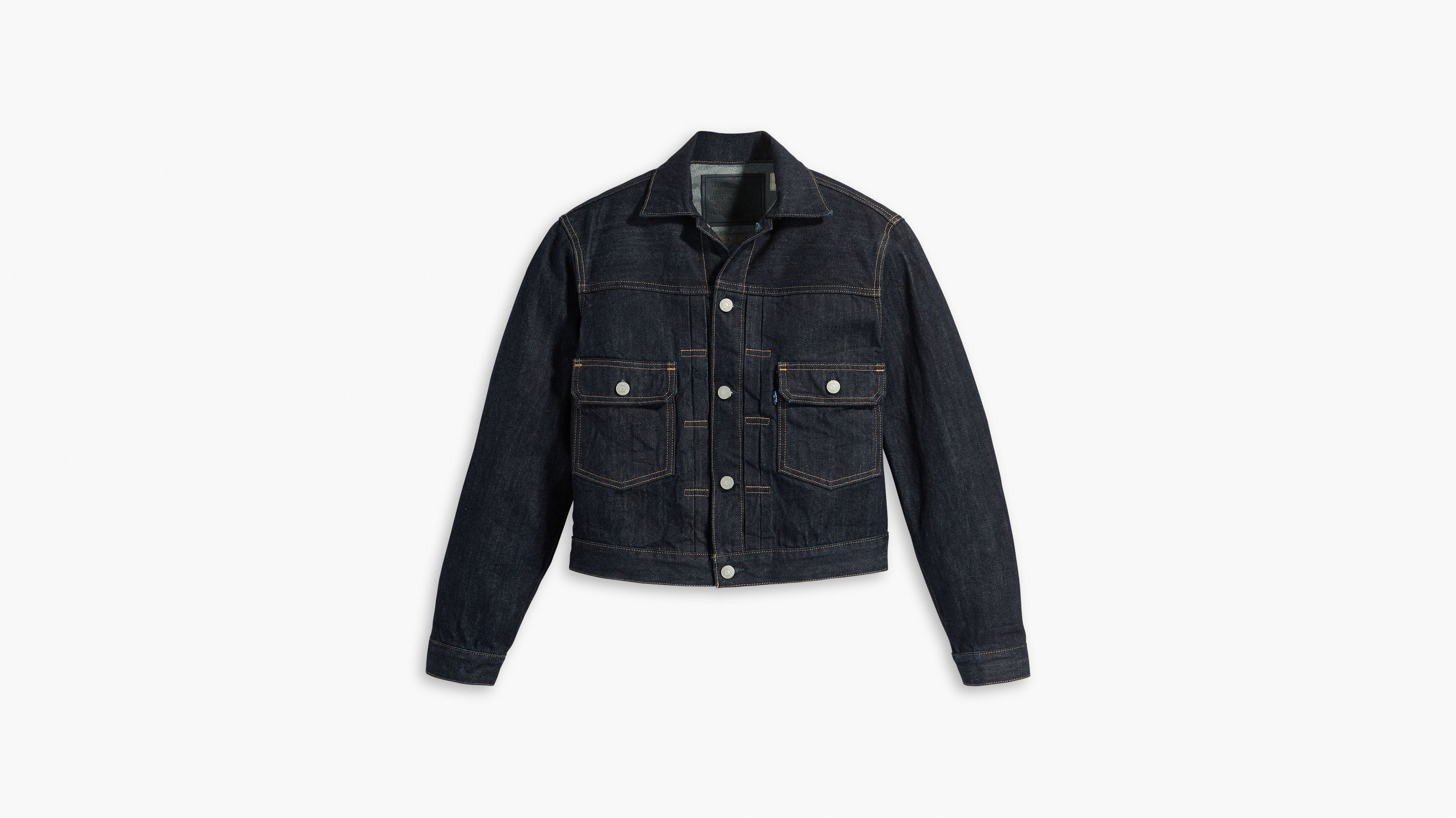 Veste Trucker classique Type II - Moj Type 2 Dark Rinse - Bleu