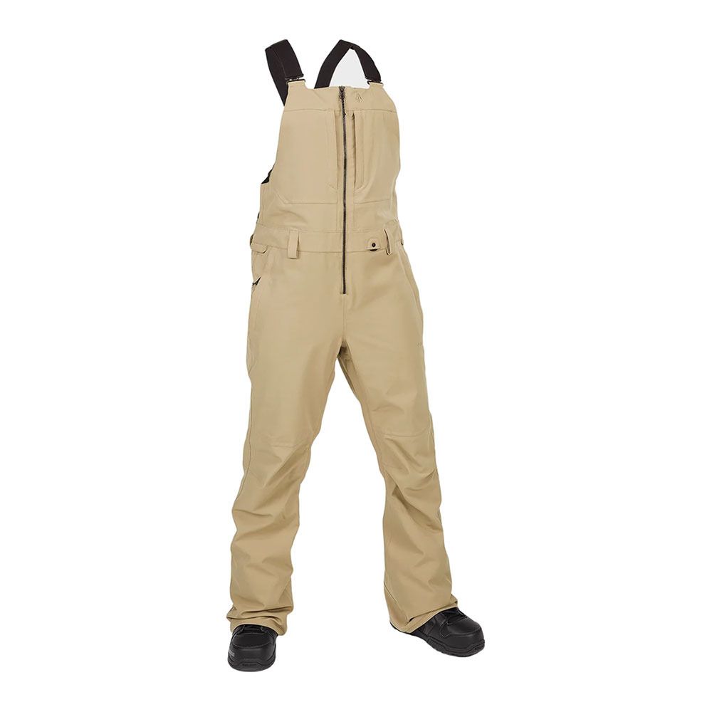 Volcom SWIFT - Salopette Homme dark khaki