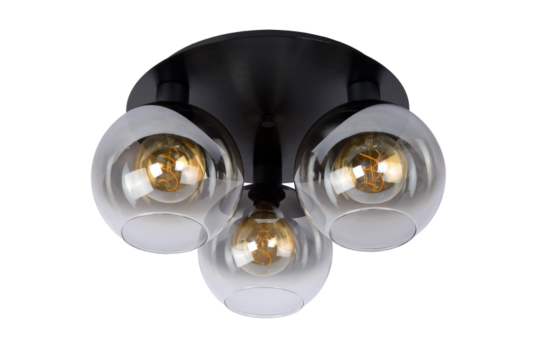 Lucide Marius 3 plafondlamp Ø50 messing
