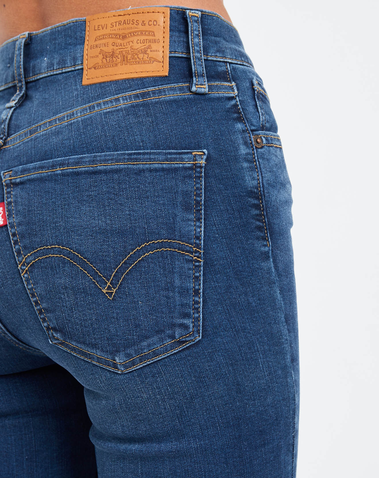 Levi's® Jean Mile High Super Skinny bleu foncé