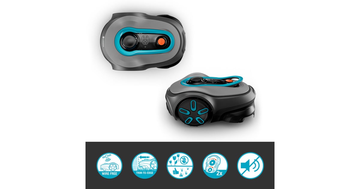 GARDENASmart SILENO free 1200 m² Robotmaaier  (Zwart/groen)