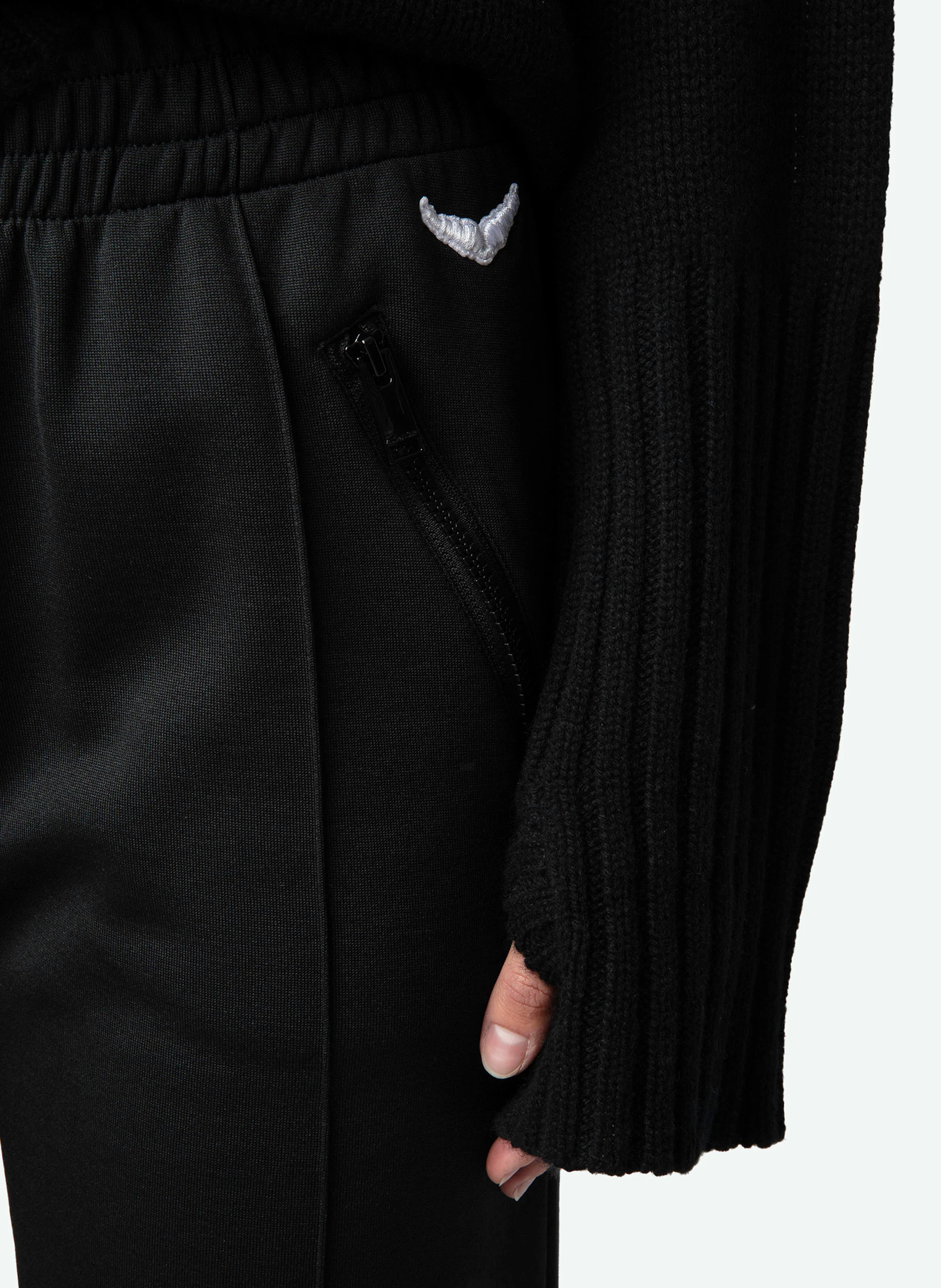 CHILL - Pantalon de jogging droit large | Noir