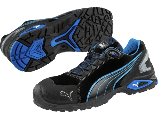 Chaussures de sécurité S3L FO SR Puma Rio noires/bleues