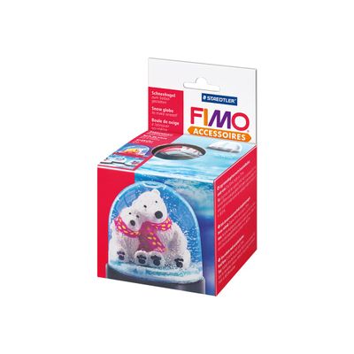 FIMO - Boule à neige à customiser - 9 x 7.5 cm