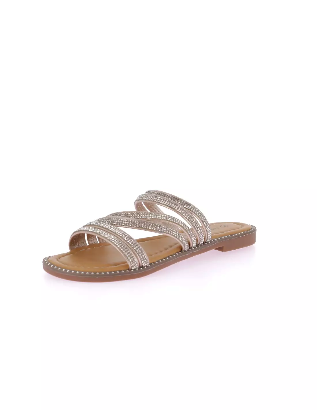 CLAUDIA GHIZZANI 2ER0040701 8100 HF - Mules & sabots CHAMPAGNE-PU