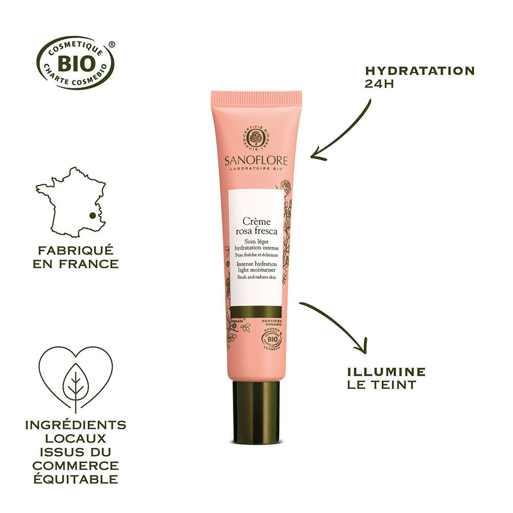 SANOFLORE Rosa fresca leichte Creme