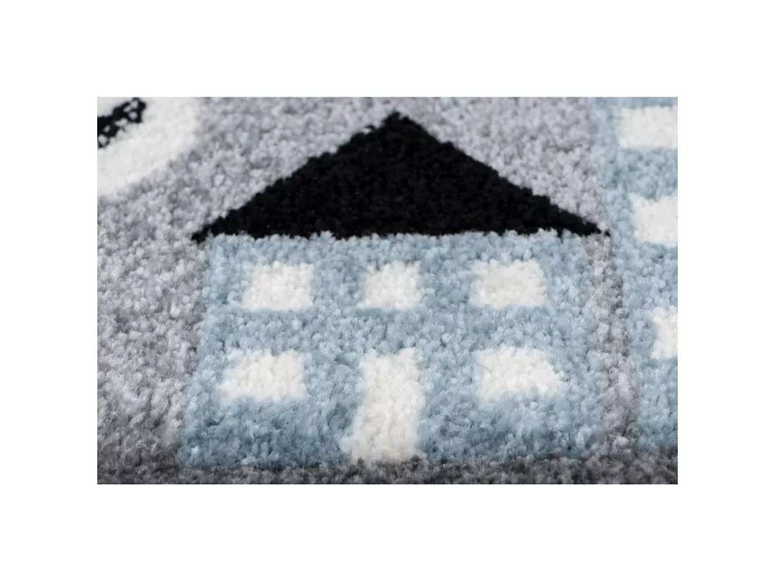 Tapis enfant australie argent marree - 120 x 170 cm
