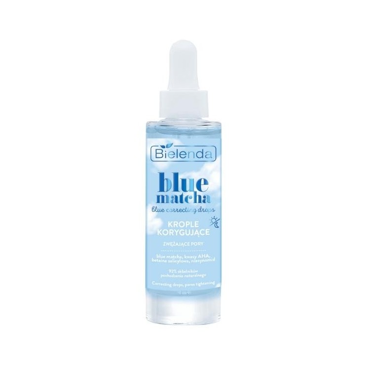 Bielenda Blue Matcha Corrigerende Druppels Vernauwende Poriën 30 ml