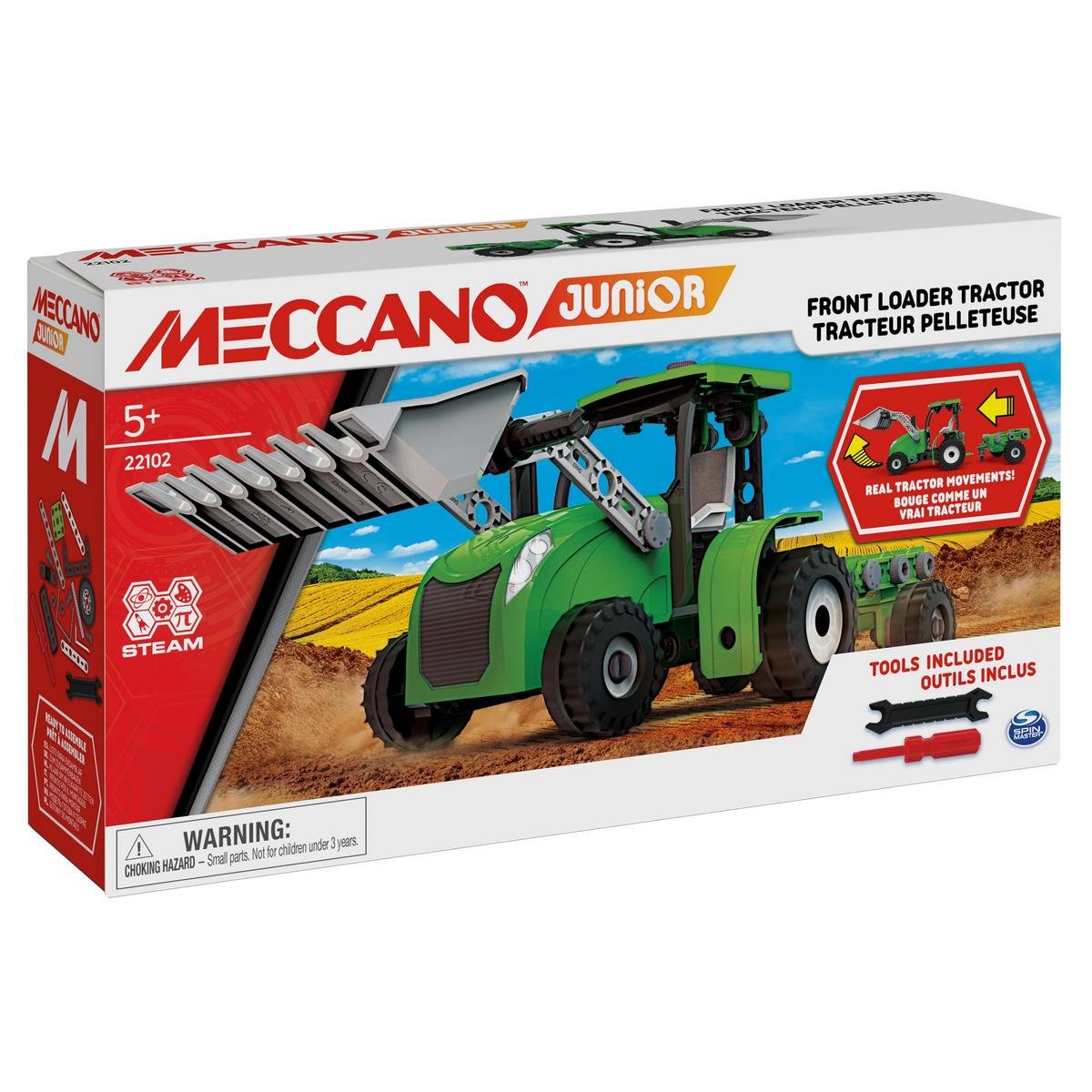 Tracteur pelleteuse Meccano junior