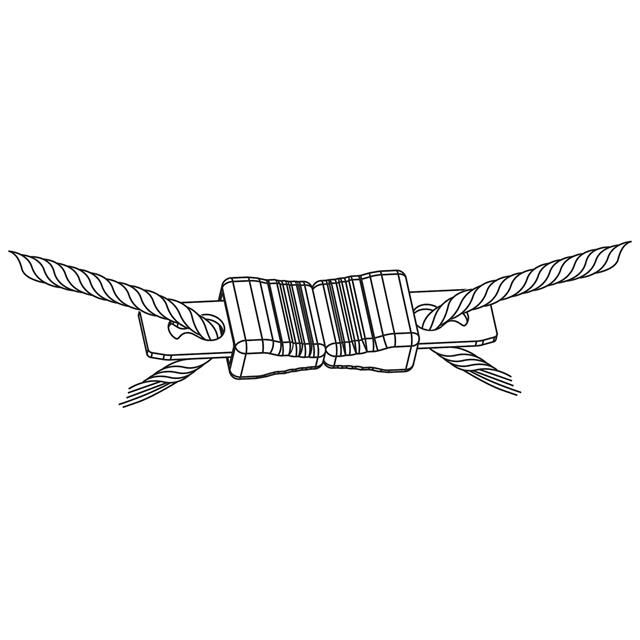 Draadverbinder Kerbl Litzclip 6mm 5-Pack