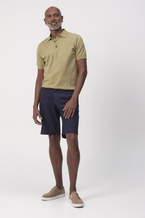 Campbell blauwe heren korte broek