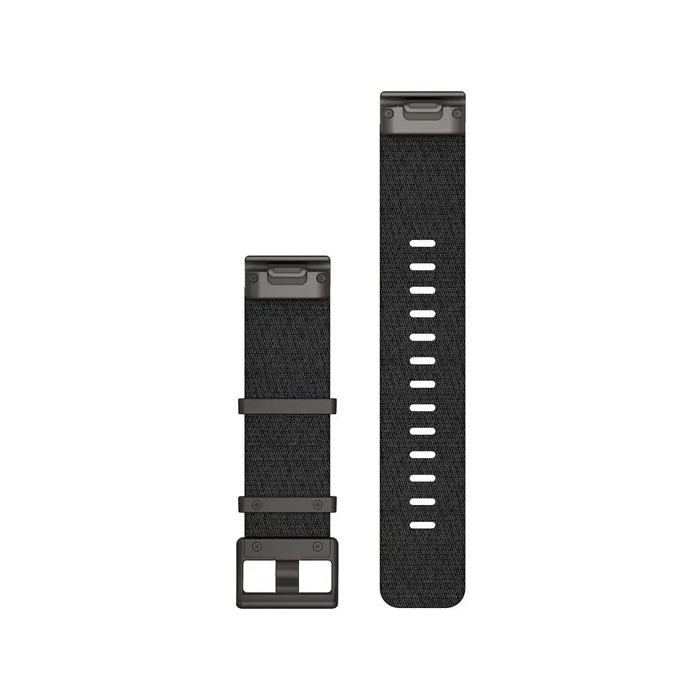 garmin 22mm quickfit band jacquard weave nylon sortmeleret 39 010 12738 03 black