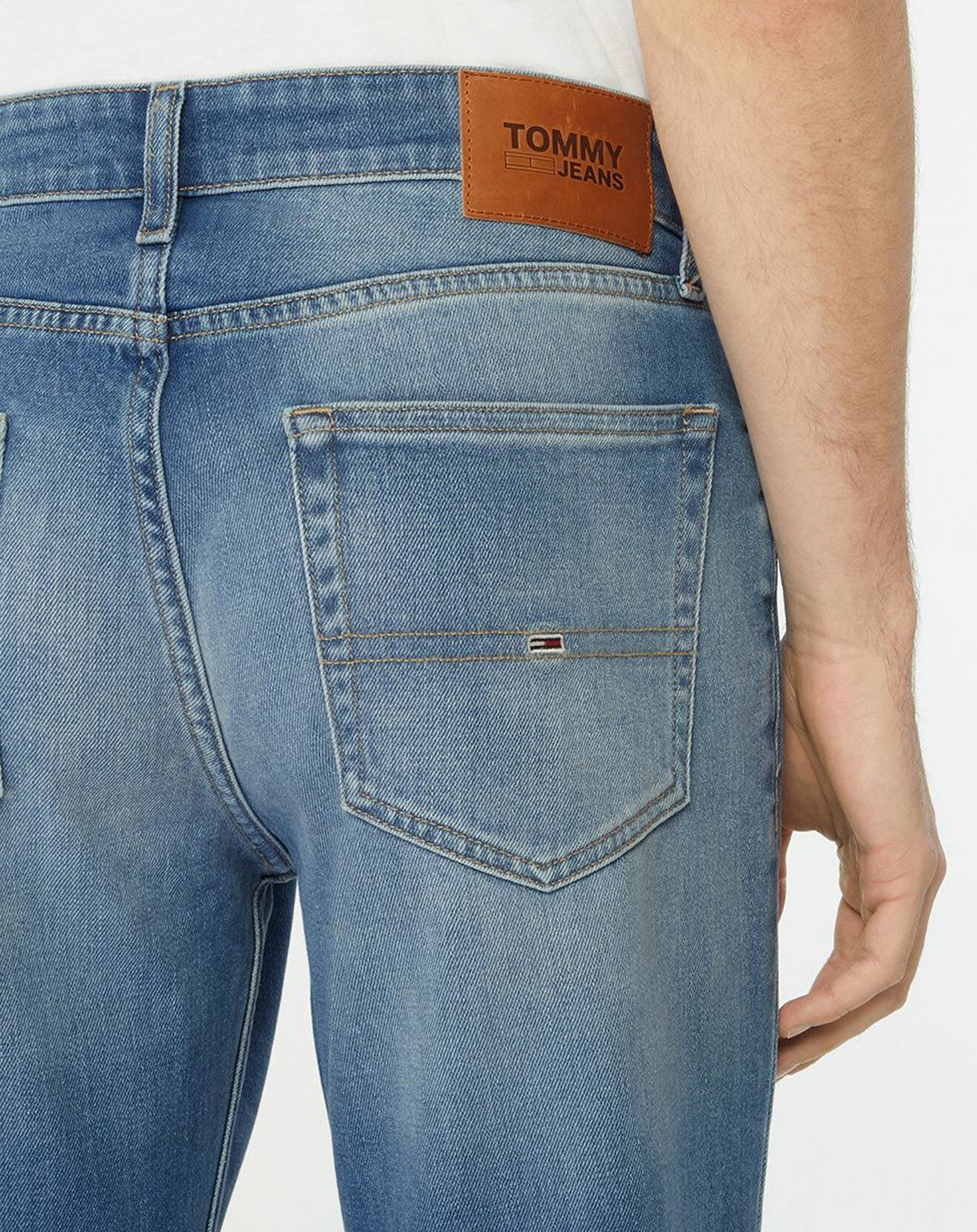 Tommy Jeans Jean droit Ryan Bf1132 bleu