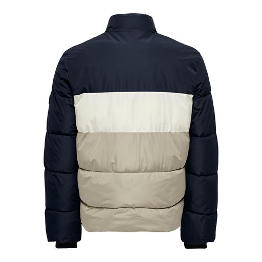 ONLY & Sons Melvin Life Puffer Jakke, Dark Navy, L