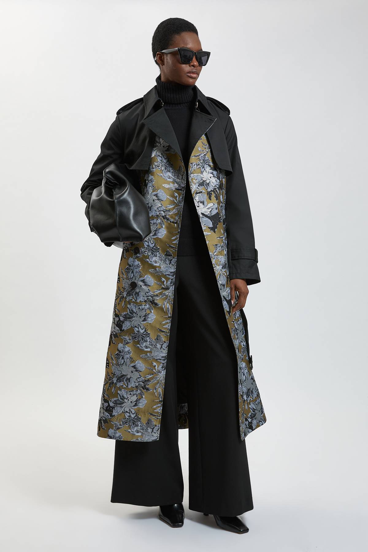 KarenMillen Trench-coat En Mélange Jacquard
