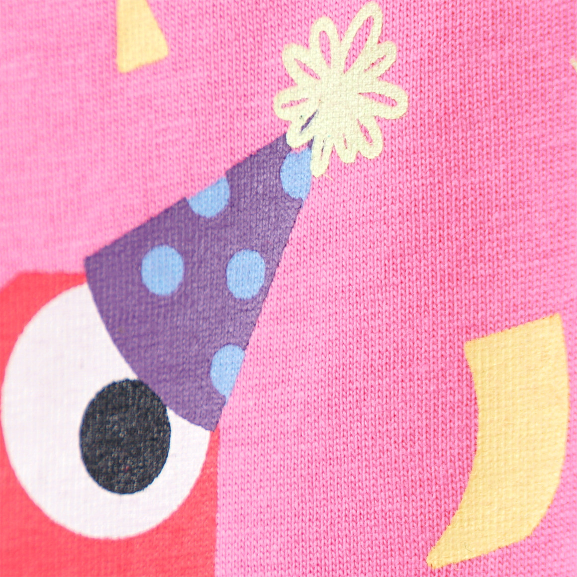 Topomini Baby T-Shirt mit Geburtstagszahl 1 pink