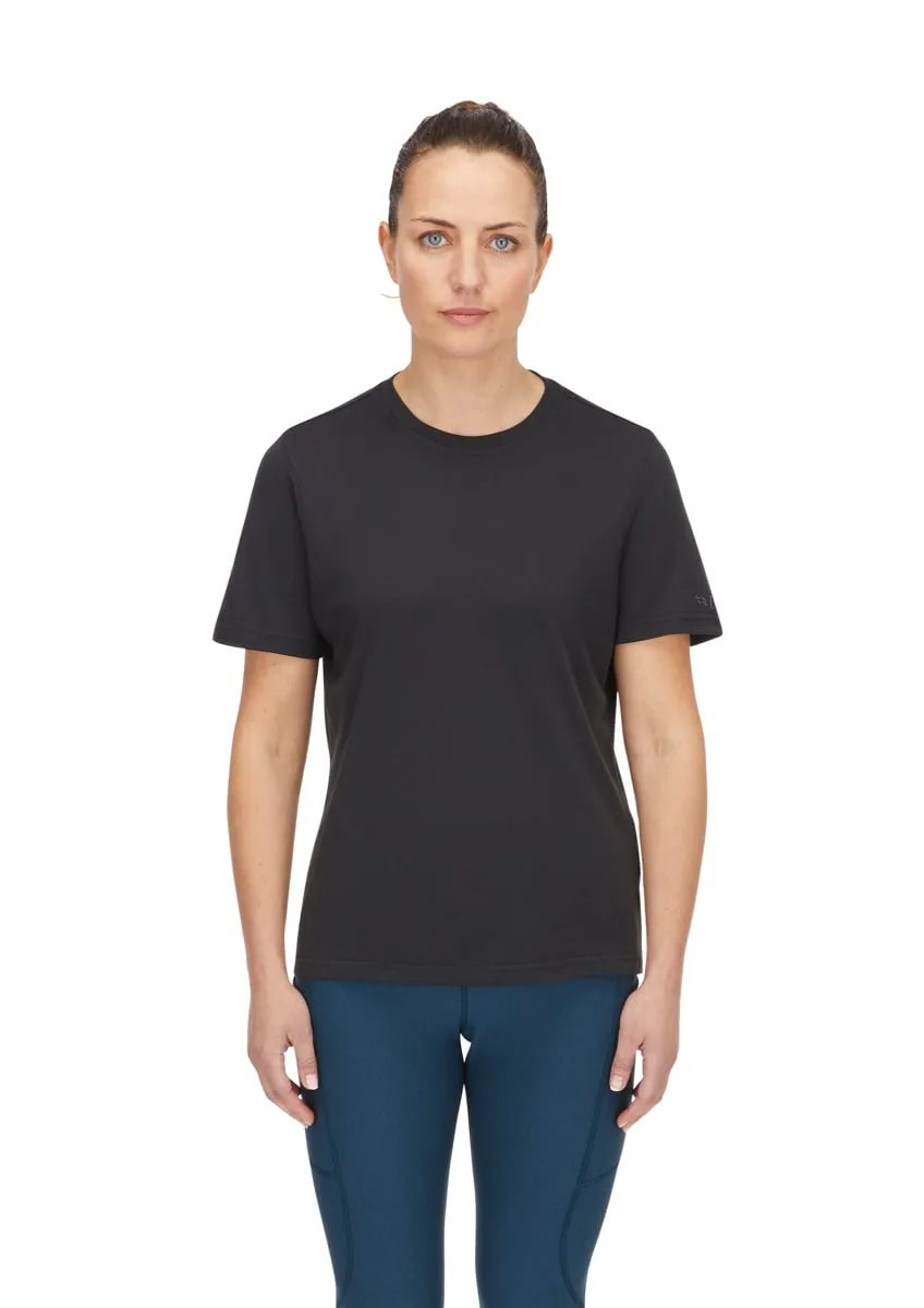 Rab Crimp Logo Tee Wmns Beluga