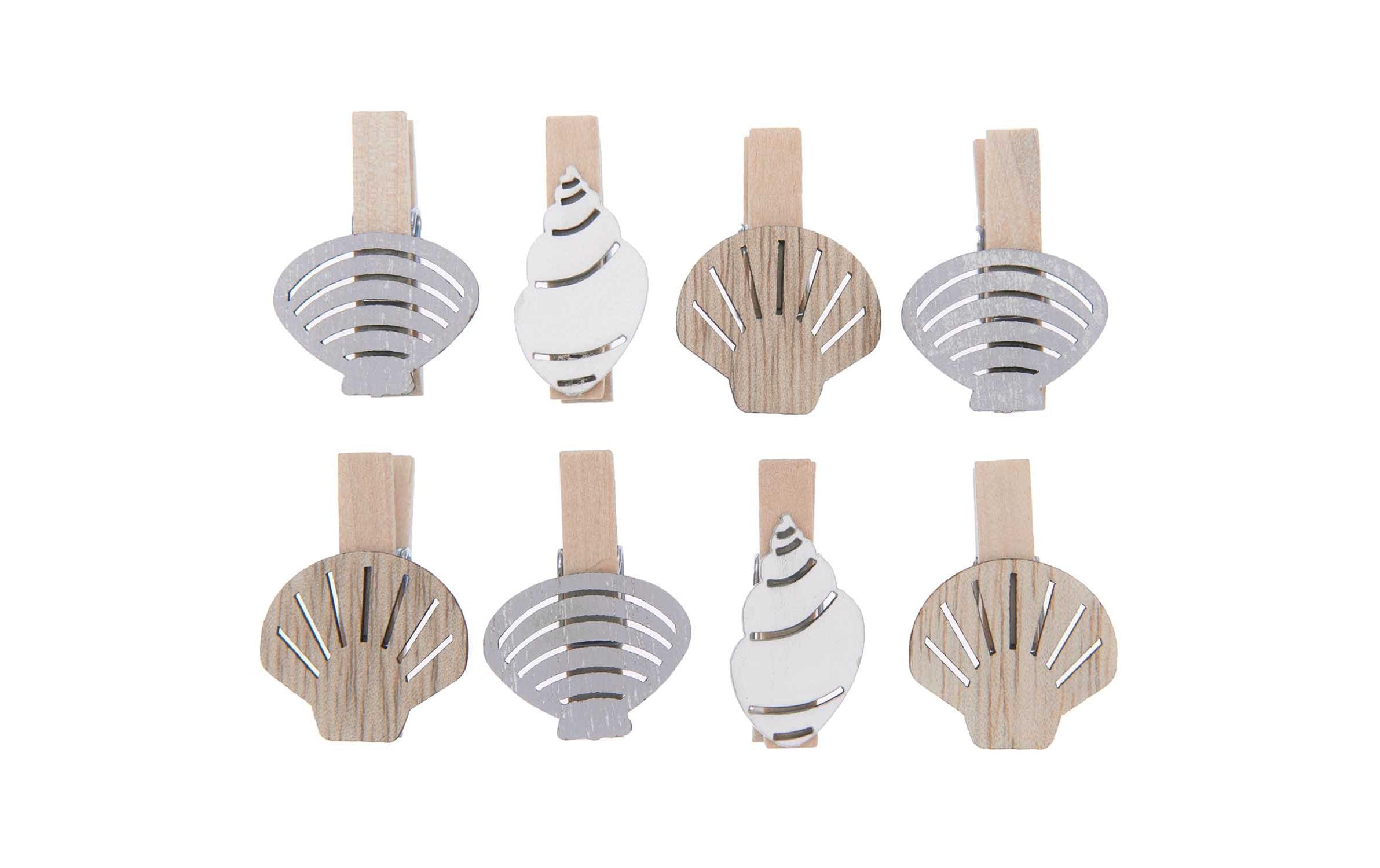 Dekoklammer Muscheln 8 StückKreativ mit Rico Design