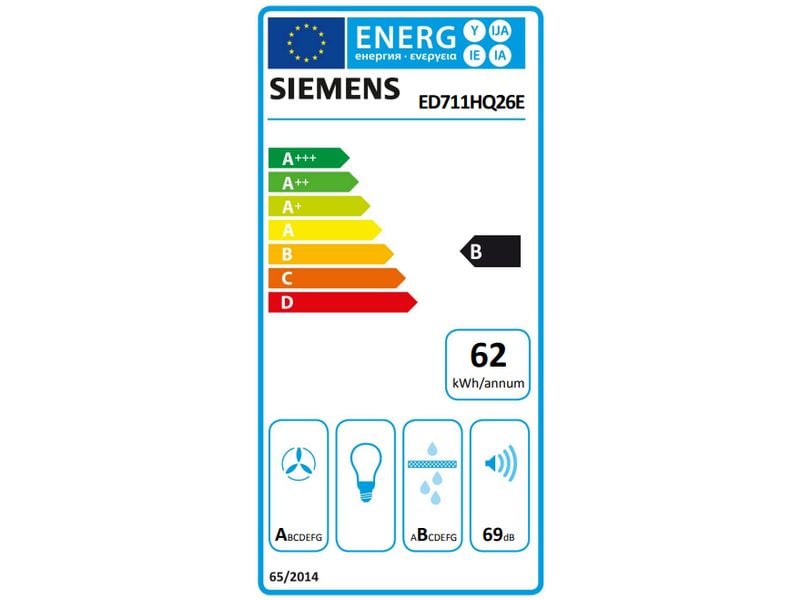 Siemens Induktionskochfeld ED711HQ26E Kochfeld mit Dunstabzug (Induktion)
