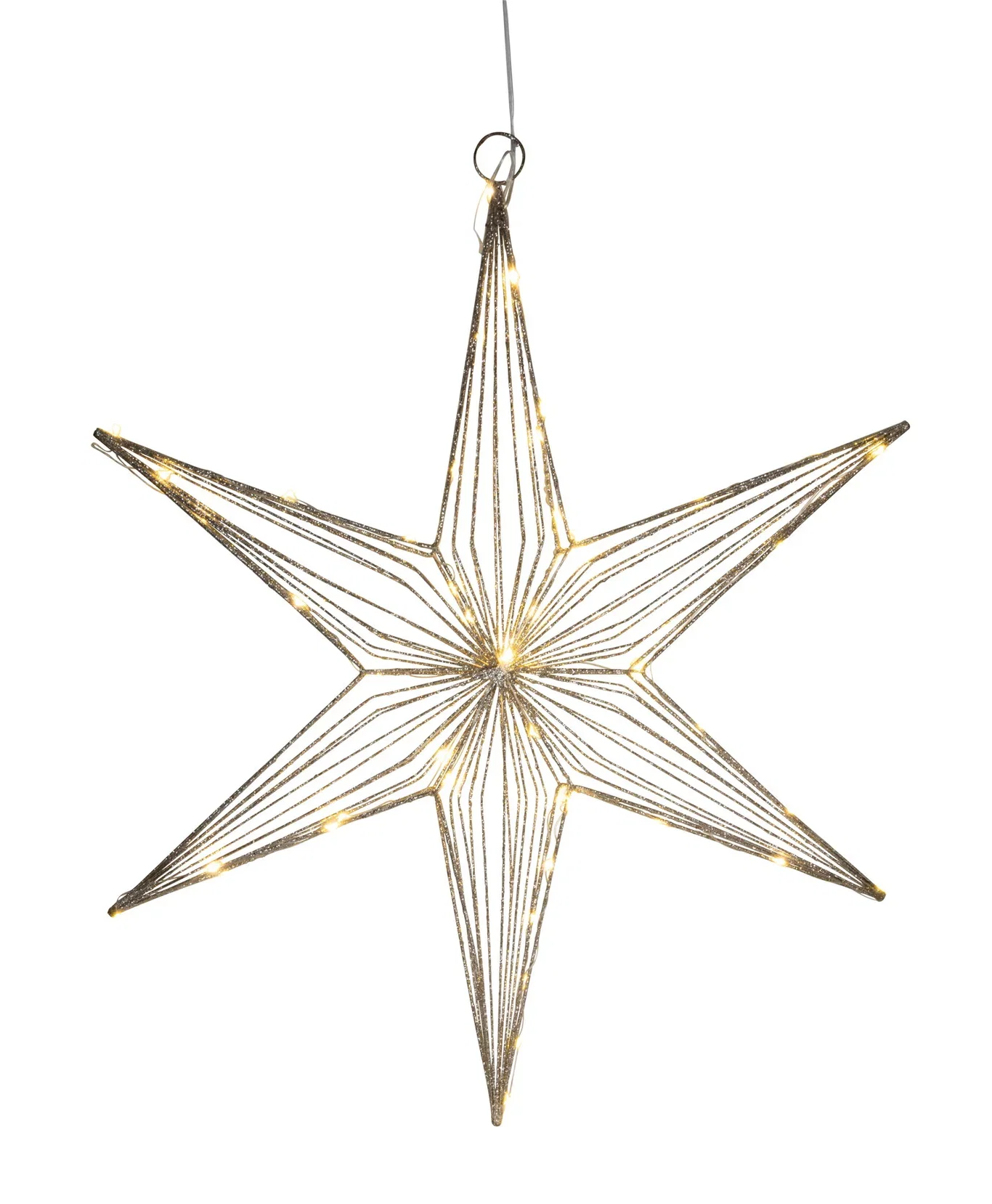 Adventsstjerne Champagne Ø70 cm