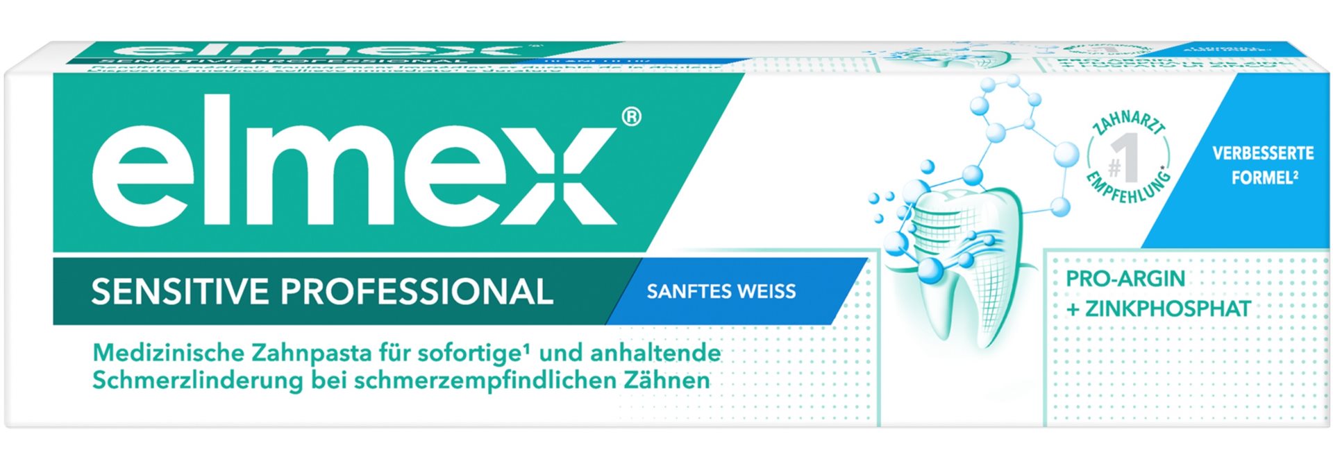 ELMEX SENSITIVE PROFESSIONAL SANFTES WEISS Paste Zahnpasta Tb 75 ml